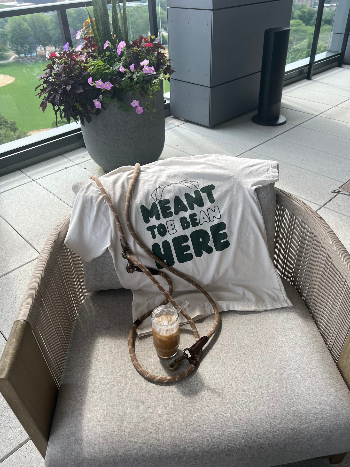 "Meant Toe Bean Here" Unisex Oversized T-Shirt