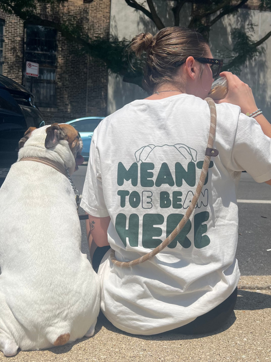 "Meant Toe Bean Here" Unisex Oversized T-Shirt