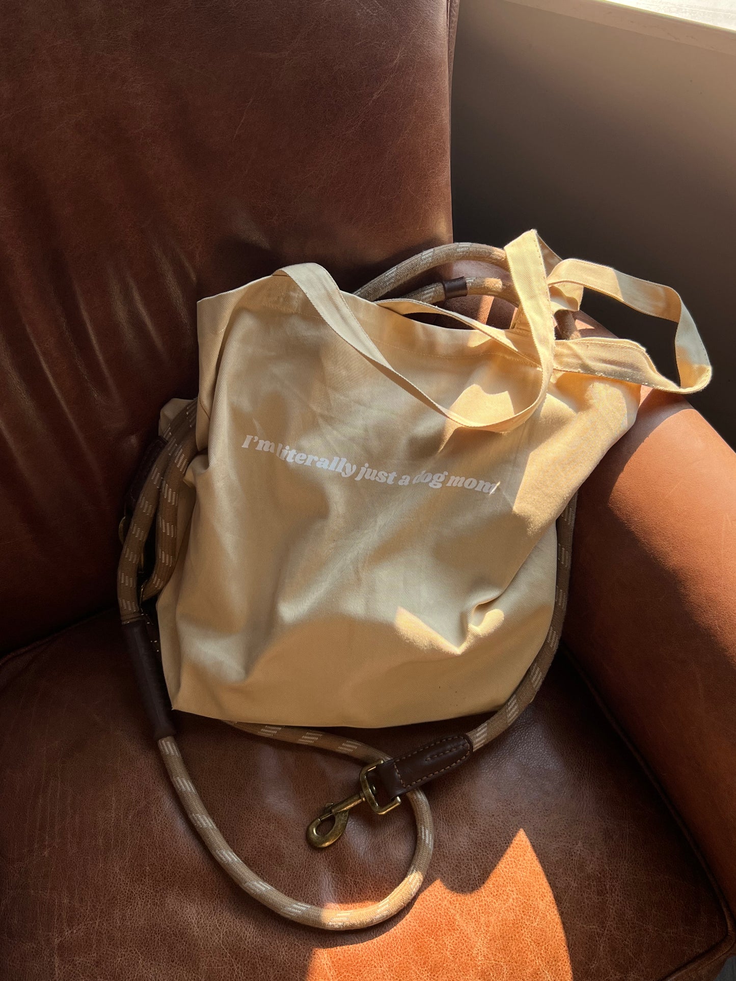 "I'm Literally Just A Dog Mom" Tote