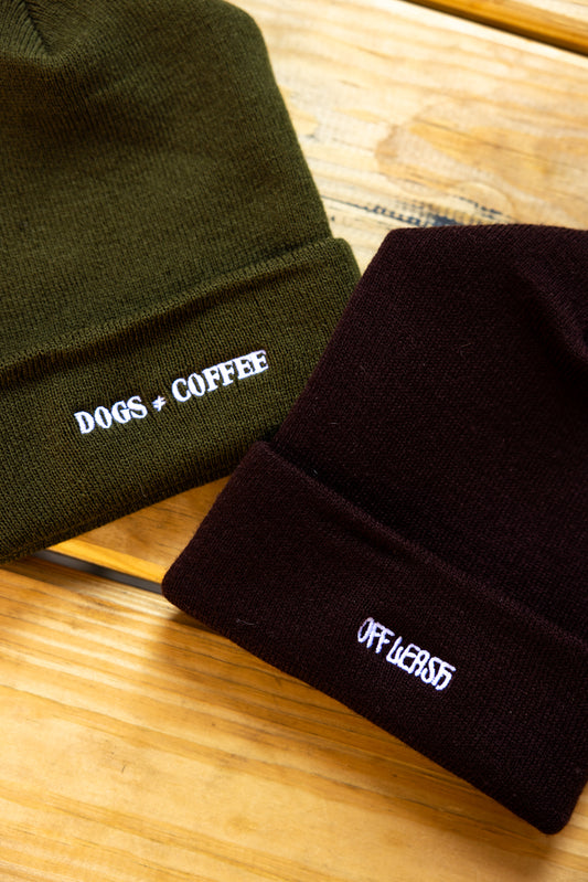"Off Leash" Chocolate Brown Beanie