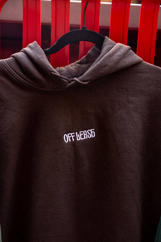 "Off Leash" Chocolate Brown Hoodie