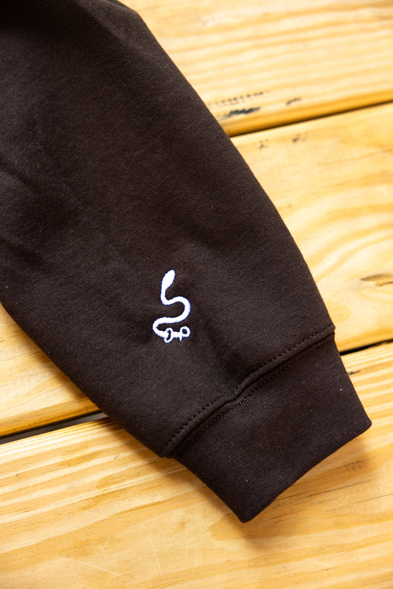 "Off Leash" Chocolate Brown Hoodie