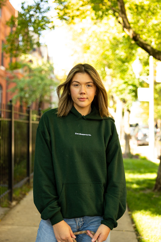 "Toe Beans & Co." Evergreen Hoodie